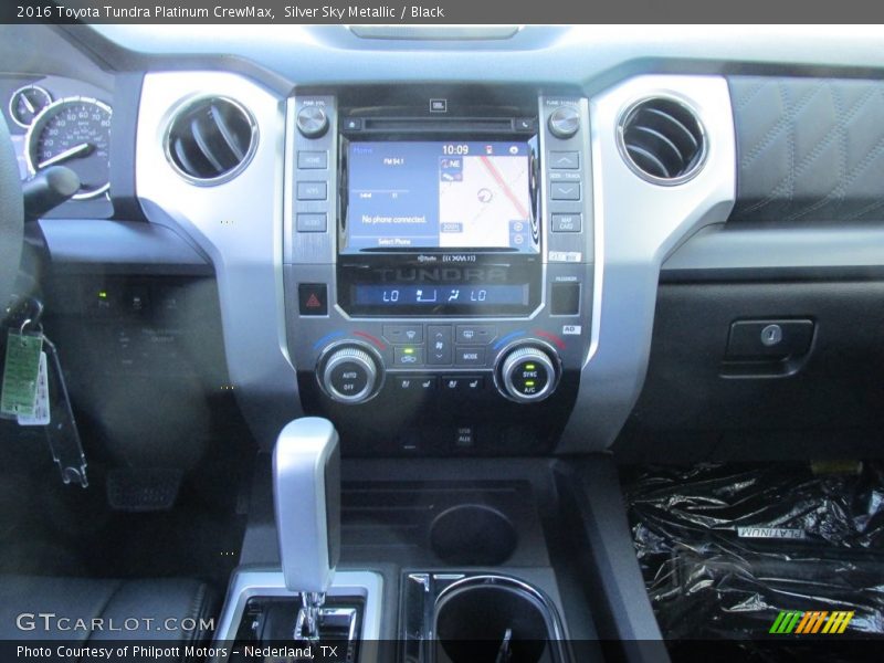 Silver Sky Metallic / Black 2016 Toyota Tundra Platinum CrewMax
