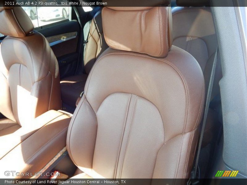Ibis White / Nougat Brown 2011 Audi A8 4.2 FSI quattro