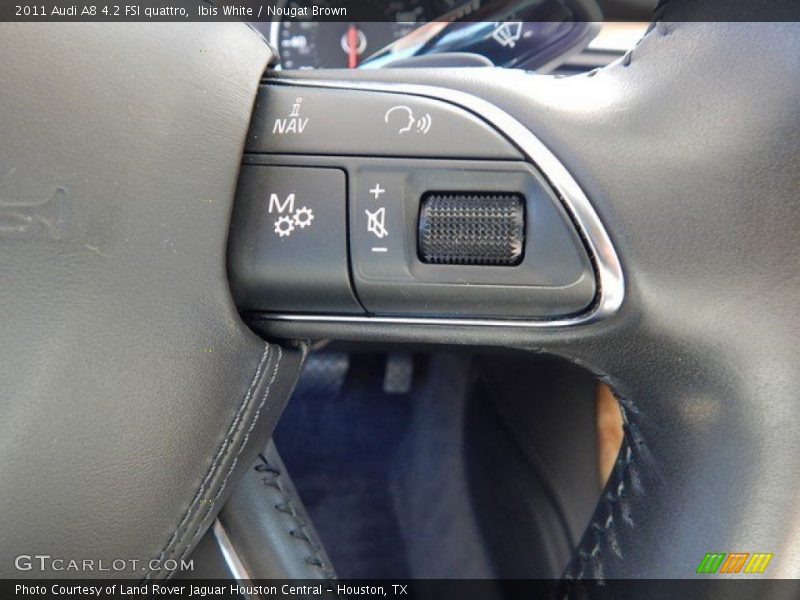 Ibis White / Nougat Brown 2011 Audi A8 4.2 FSI quattro