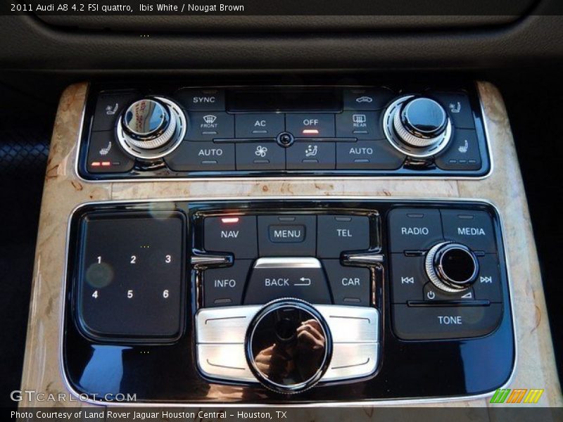Ibis White / Nougat Brown 2011 Audi A8 4.2 FSI quattro