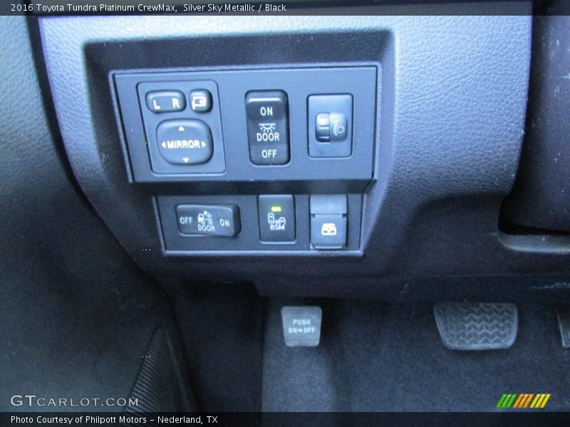 Silver Sky Metallic / Black 2016 Toyota Tundra Platinum CrewMax
