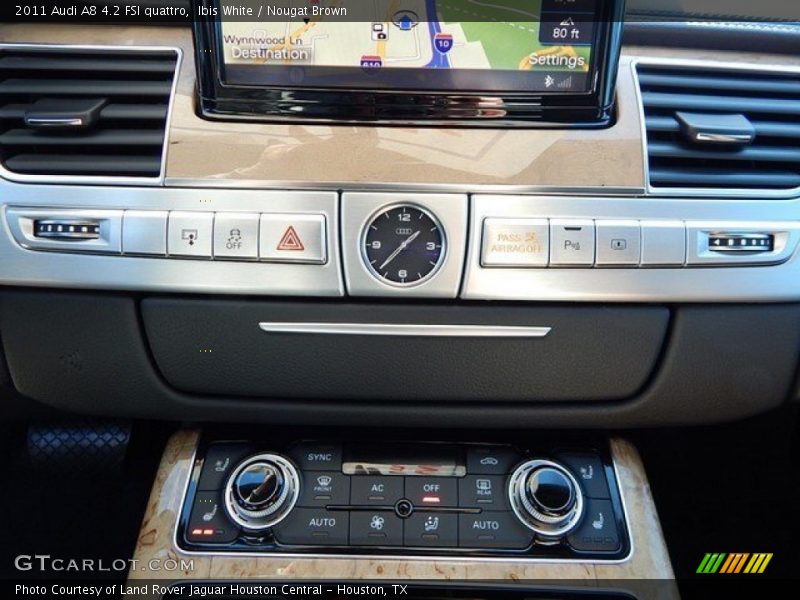 Ibis White / Nougat Brown 2011 Audi A8 4.2 FSI quattro