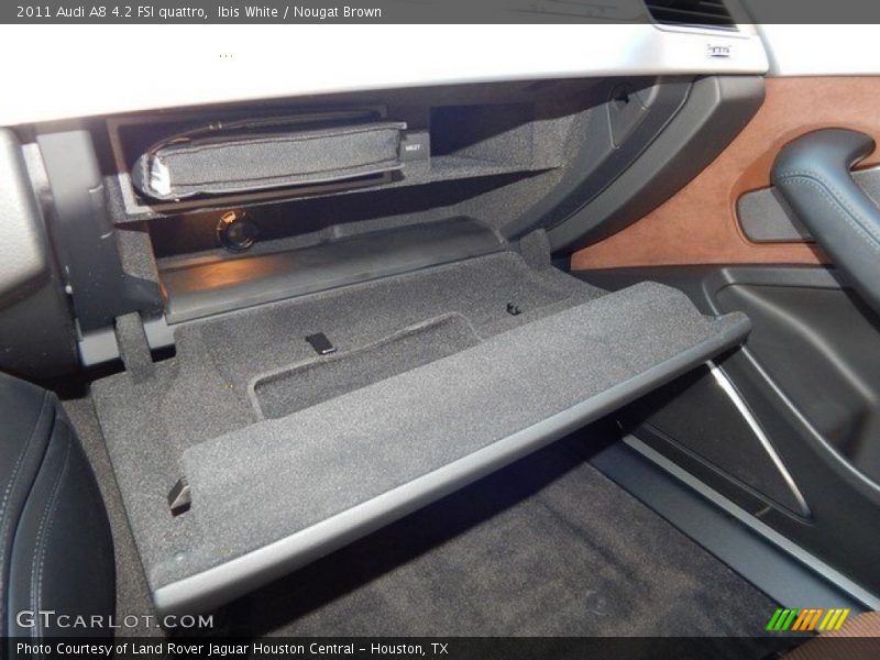 Ibis White / Nougat Brown 2011 Audi A8 4.2 FSI quattro