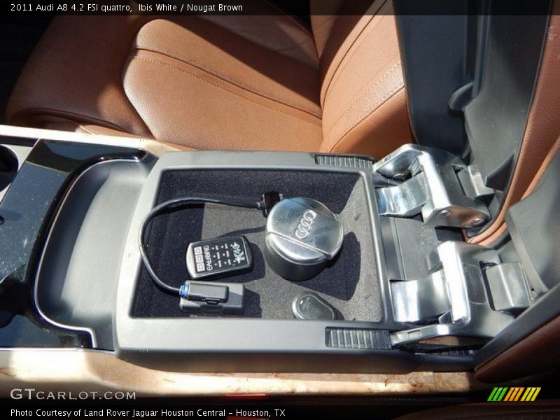 Ibis White / Nougat Brown 2011 Audi A8 4.2 FSI quattro
