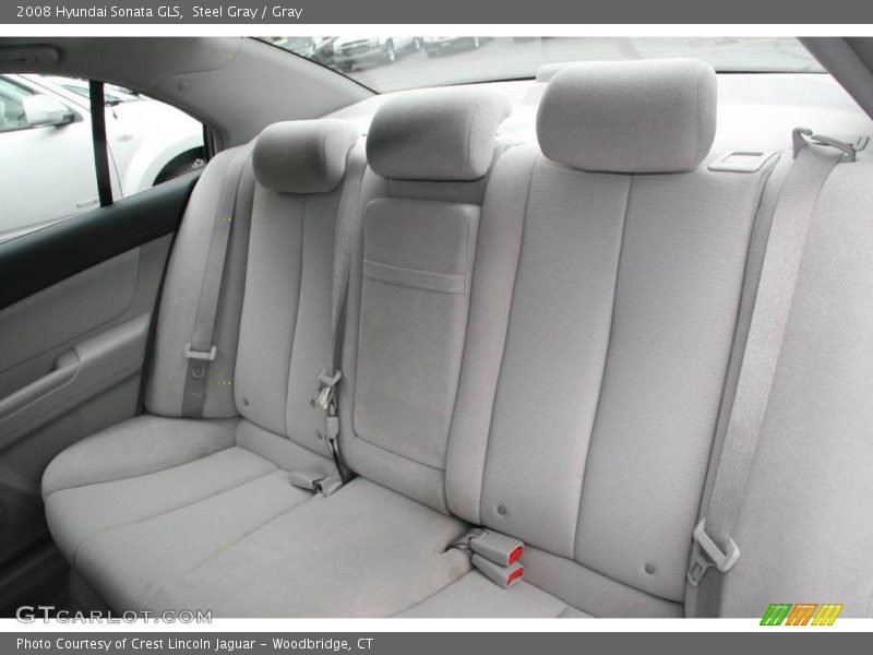 Steel Gray / Gray 2008 Hyundai Sonata GLS