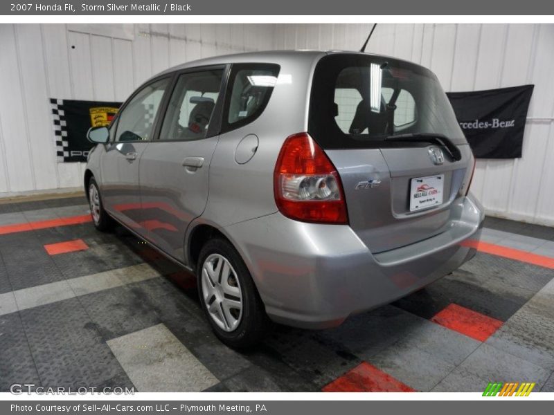 Storm Silver Metallic / Black 2007 Honda Fit