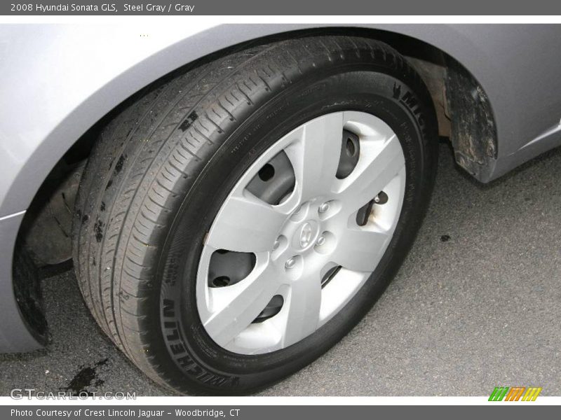 Steel Gray / Gray 2008 Hyundai Sonata GLS