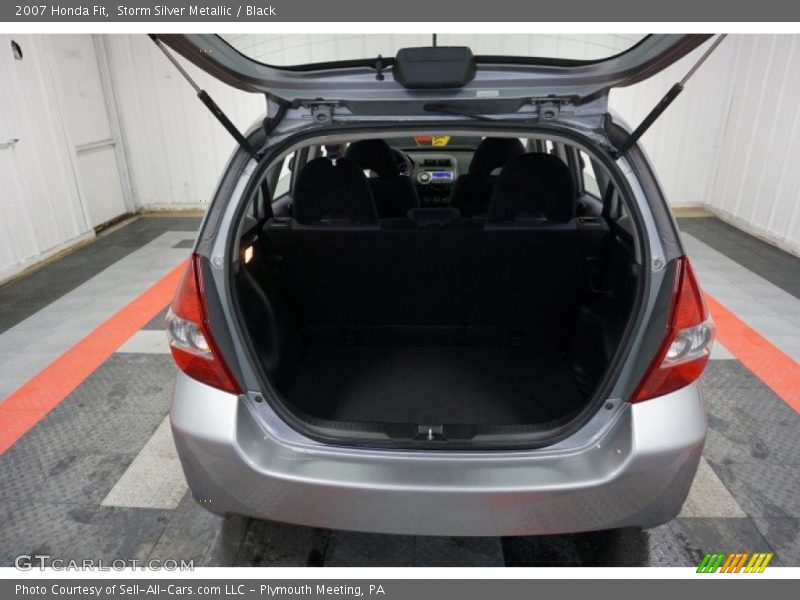 Storm Silver Metallic / Black 2007 Honda Fit