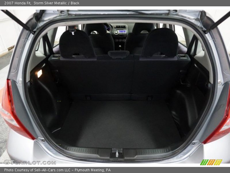Storm Silver Metallic / Black 2007 Honda Fit