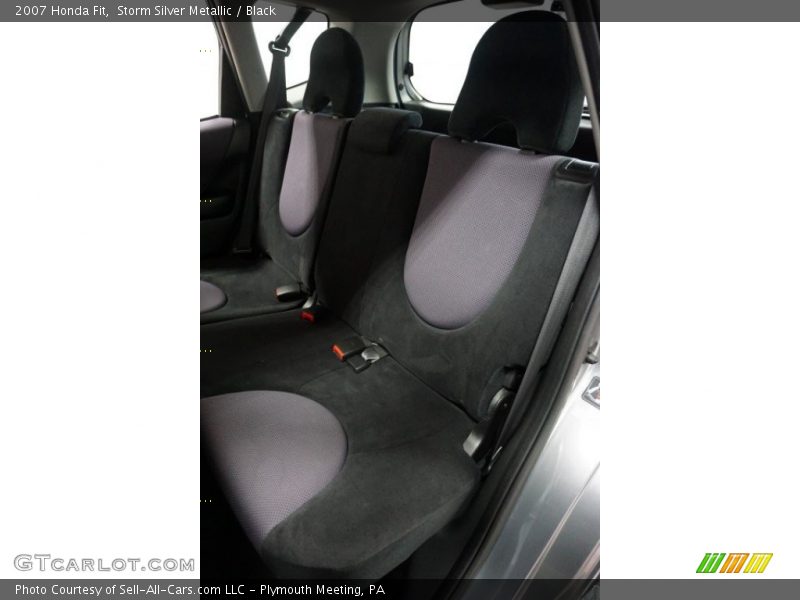 Storm Silver Metallic / Black 2007 Honda Fit