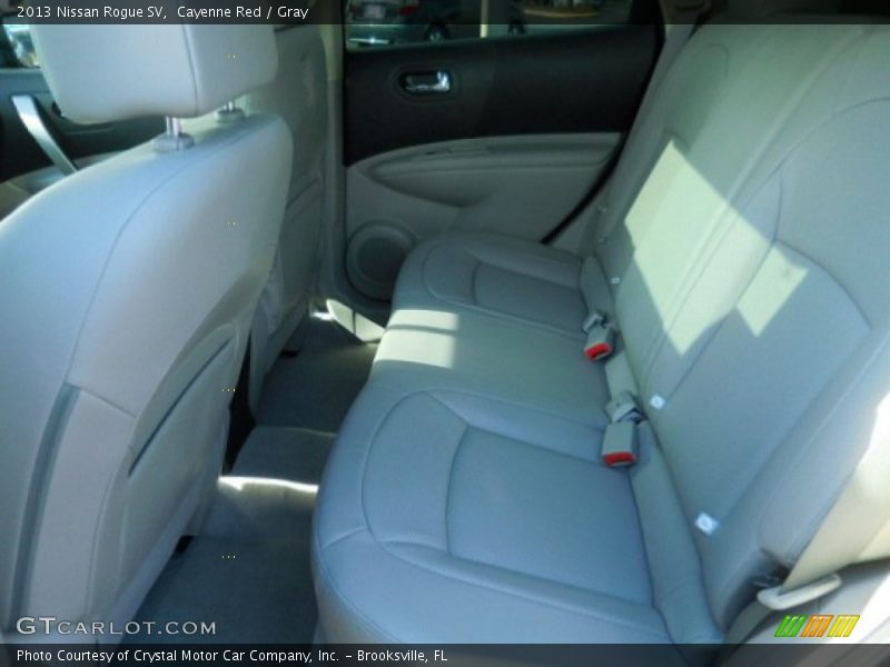 Cayenne Red / Gray 2013 Nissan Rogue SV