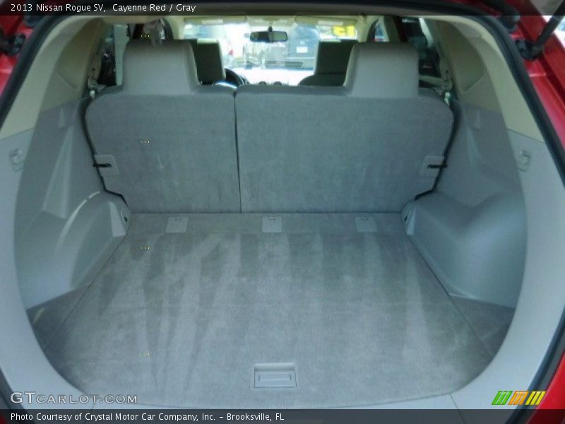 Cayenne Red / Gray 2013 Nissan Rogue SV