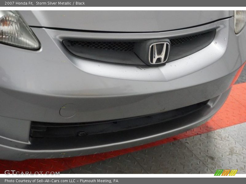 Storm Silver Metallic / Black 2007 Honda Fit