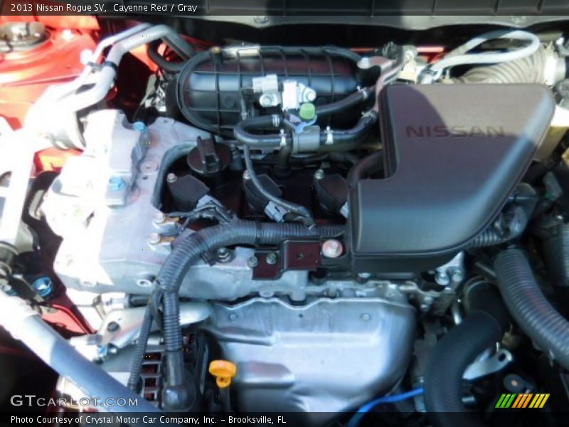 Cayenne Red / Gray 2013 Nissan Rogue SV