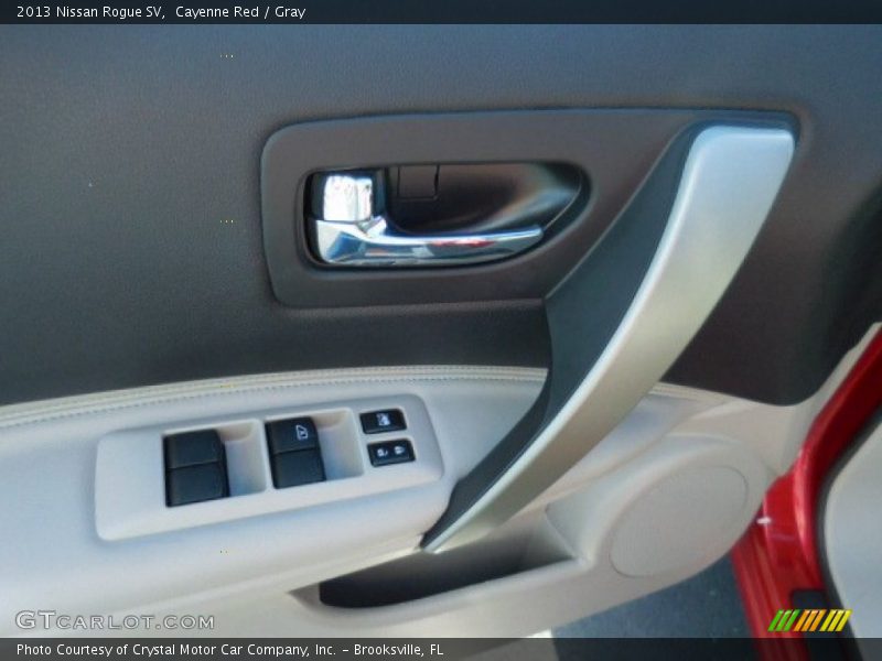 Cayenne Red / Gray 2013 Nissan Rogue SV
