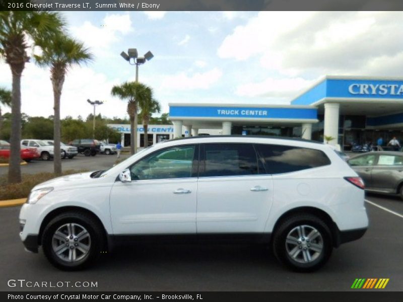 Summit White / Ebony 2016 Chevrolet Traverse LT