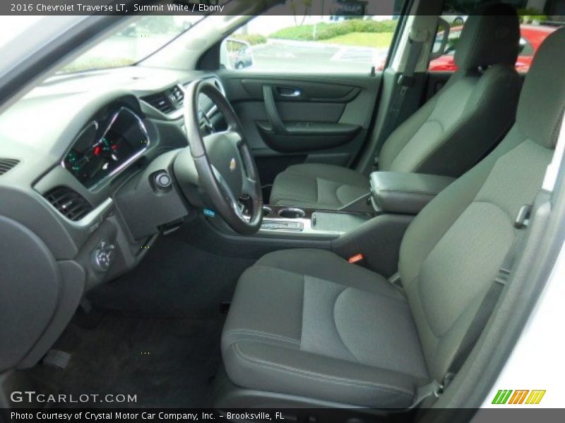Summit White / Ebony 2016 Chevrolet Traverse LT