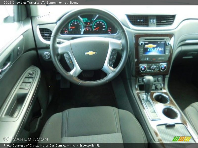 Summit White / Ebony 2016 Chevrolet Traverse LT