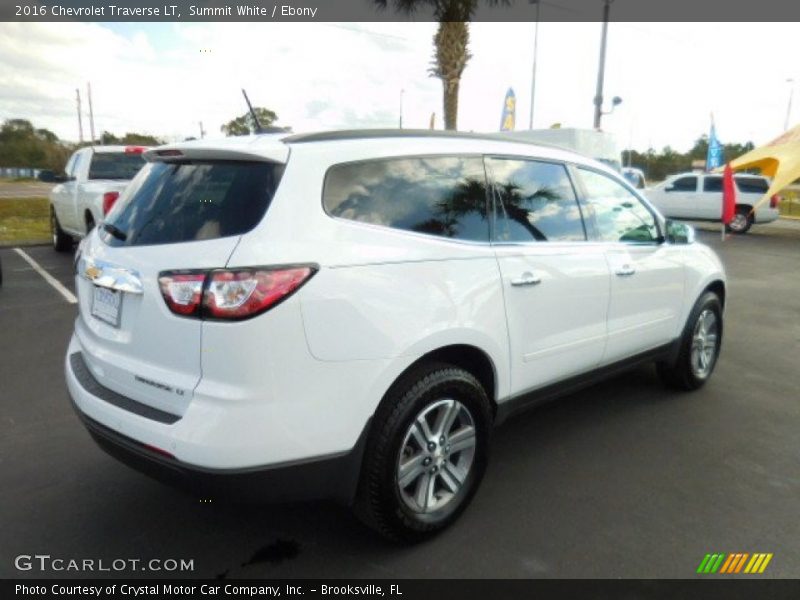 Summit White / Ebony 2016 Chevrolet Traverse LT