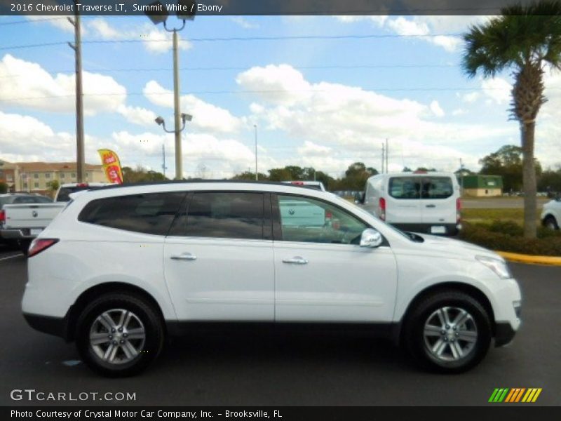 Summit White / Ebony 2016 Chevrolet Traverse LT