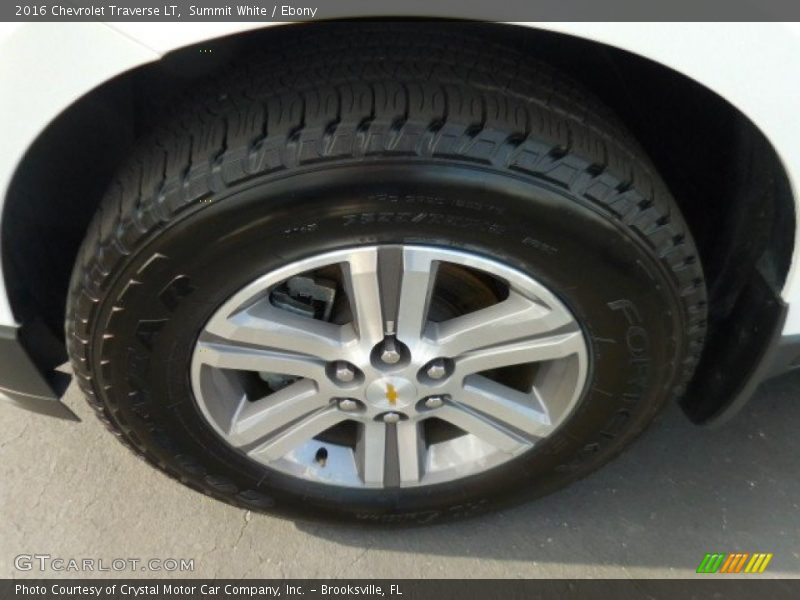 Summit White / Ebony 2016 Chevrolet Traverse LT