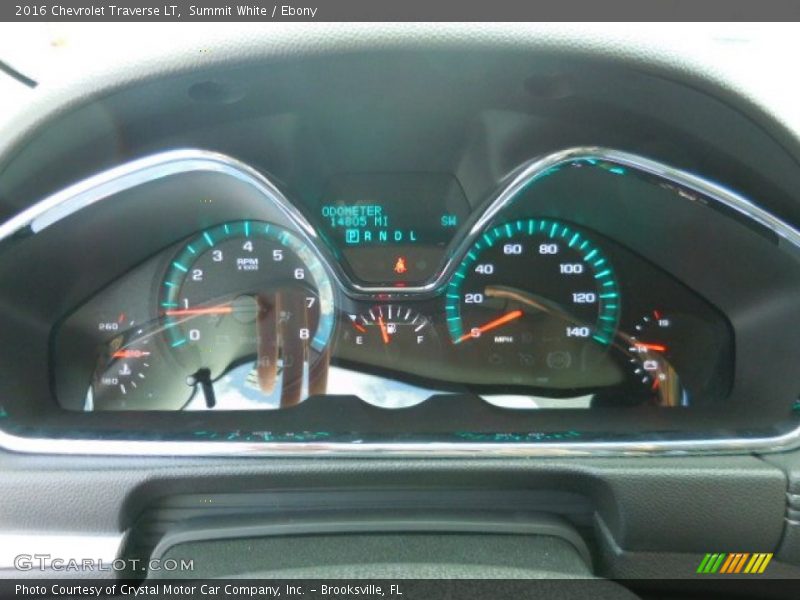 Summit White / Ebony 2016 Chevrolet Traverse LT