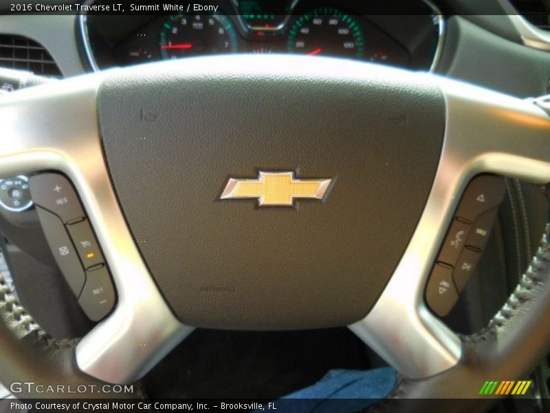 Summit White / Ebony 2016 Chevrolet Traverse LT