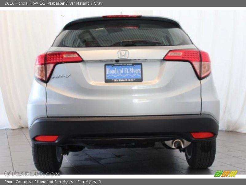 Alabaster Silver Metallic / Gray 2016 Honda HR-V LX