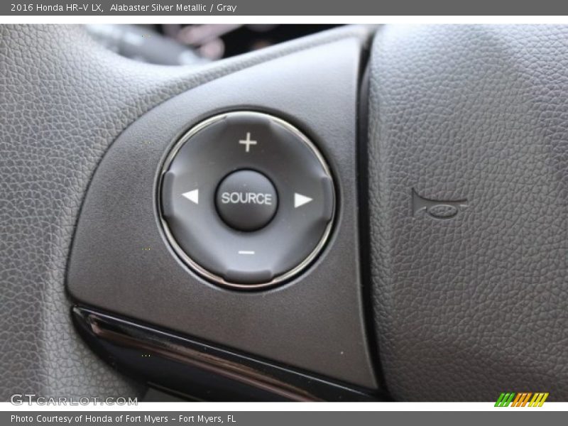 Alabaster Silver Metallic / Gray 2016 Honda HR-V LX