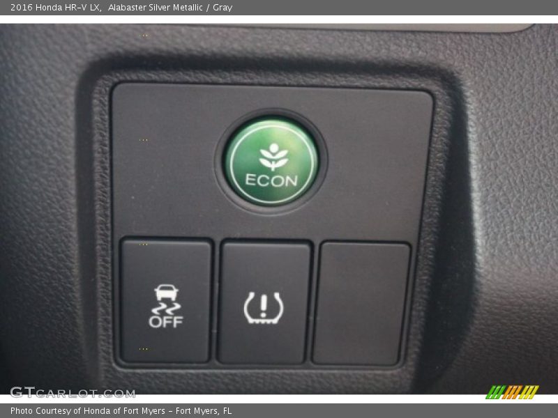 Alabaster Silver Metallic / Gray 2016 Honda HR-V LX