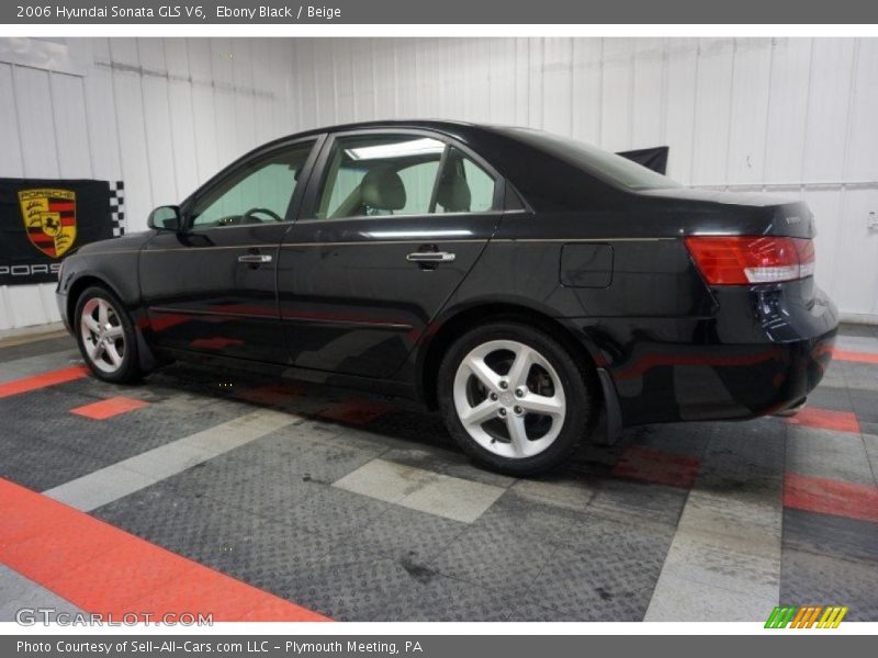 Ebony Black / Beige 2006 Hyundai Sonata GLS V6