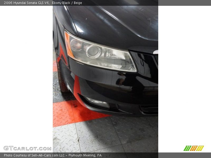Ebony Black / Beige 2006 Hyundai Sonata GLS V6