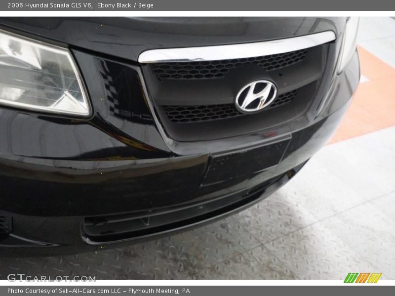 Ebony Black / Beige 2006 Hyundai Sonata GLS V6