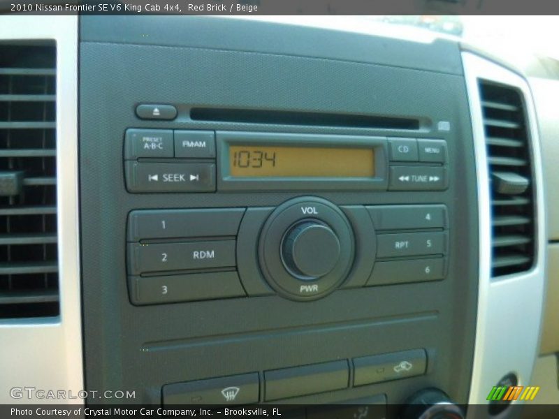 Red Brick / Beige 2010 Nissan Frontier SE V6 King Cab 4x4