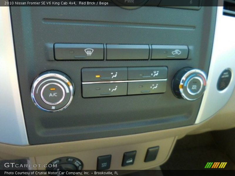 Red Brick / Beige 2010 Nissan Frontier SE V6 King Cab 4x4