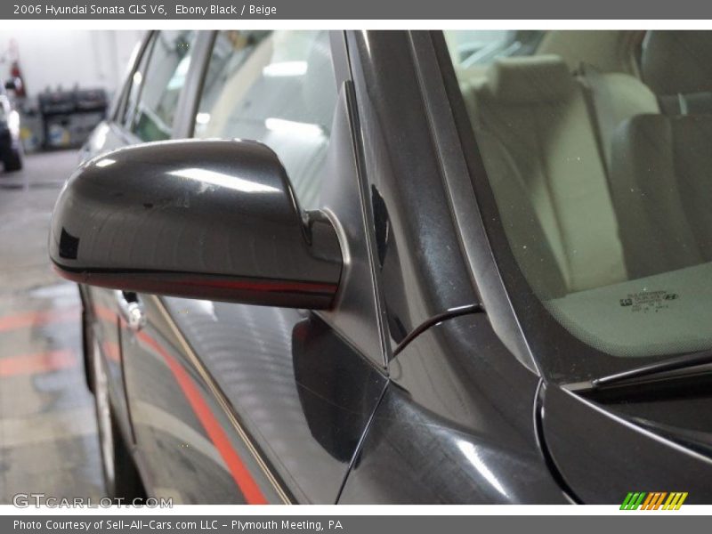 Ebony Black / Beige 2006 Hyundai Sonata GLS V6
