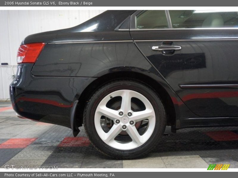 Ebony Black / Beige 2006 Hyundai Sonata GLS V6