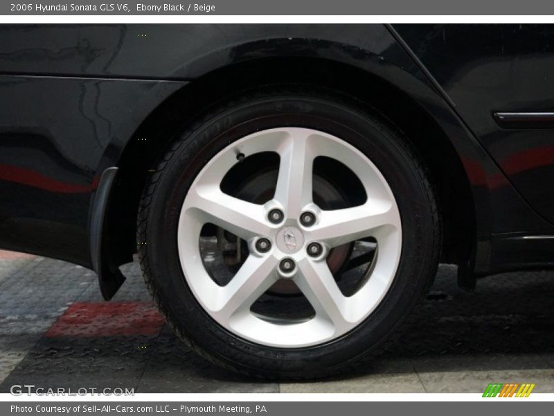Ebony Black / Beige 2006 Hyundai Sonata GLS V6