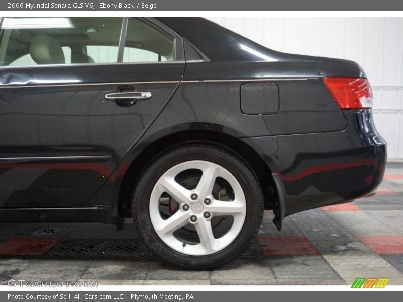 Ebony Black / Beige 2006 Hyundai Sonata GLS V6