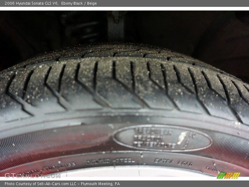 Ebony Black / Beige 2006 Hyundai Sonata GLS V6