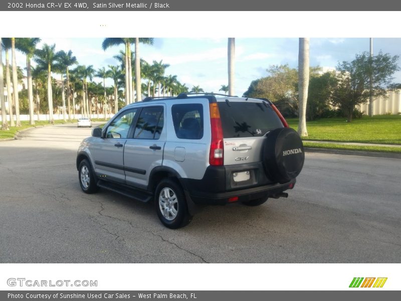 Satin Silver Metallic / Black 2002 Honda CR-V EX 4WD