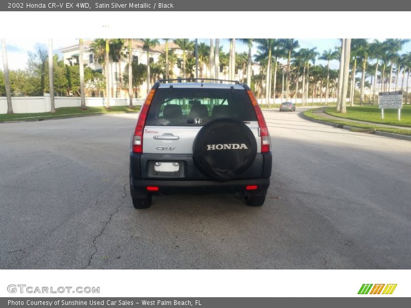 Satin Silver Metallic / Black 2002 Honda CR-V EX 4WD