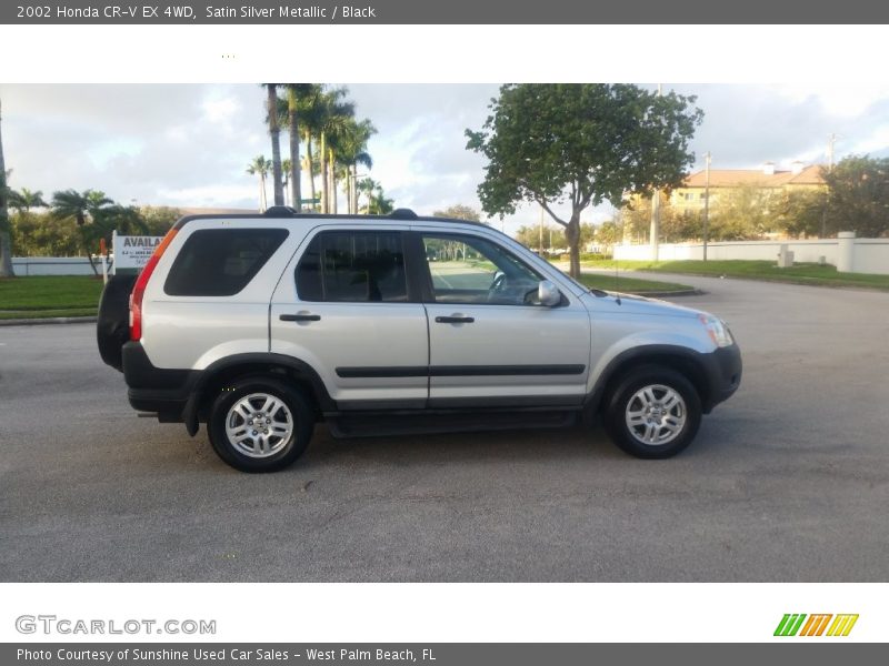 Satin Silver Metallic / Black 2002 Honda CR-V EX 4WD