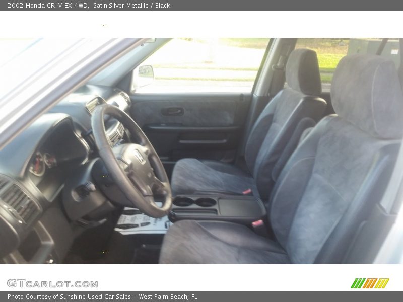 Satin Silver Metallic / Black 2002 Honda CR-V EX 4WD