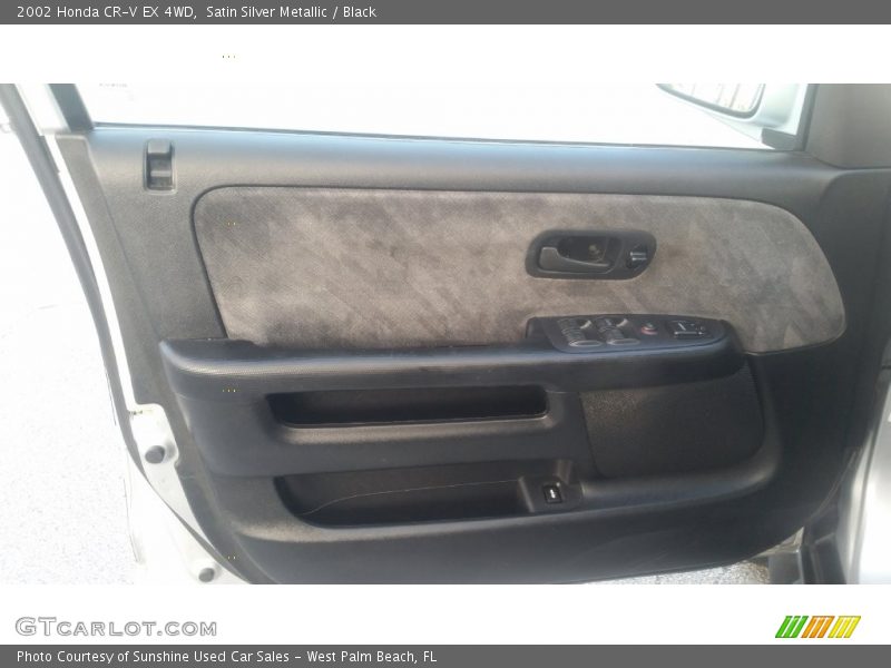 Satin Silver Metallic / Black 2002 Honda CR-V EX 4WD