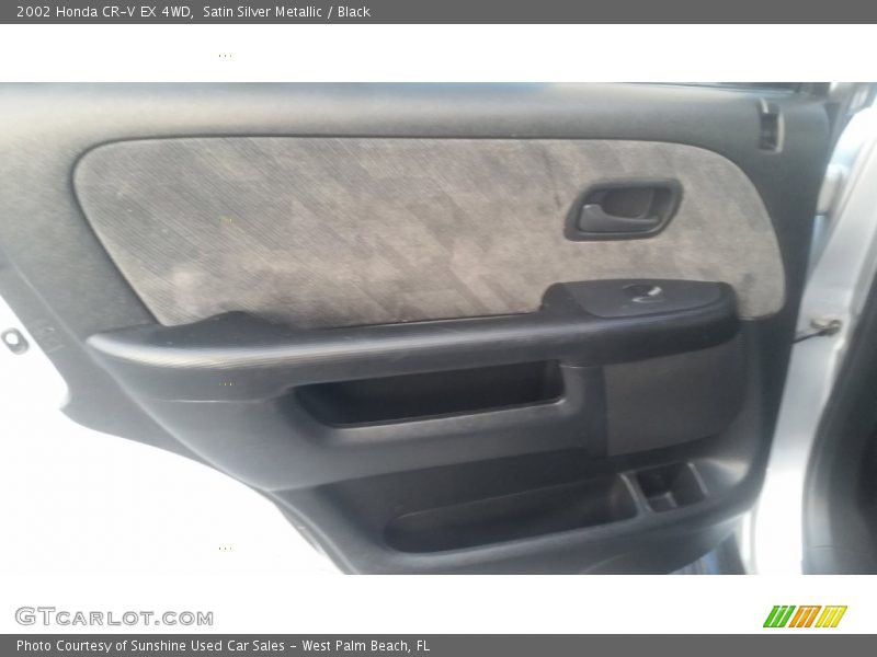 Satin Silver Metallic / Black 2002 Honda CR-V EX 4WD