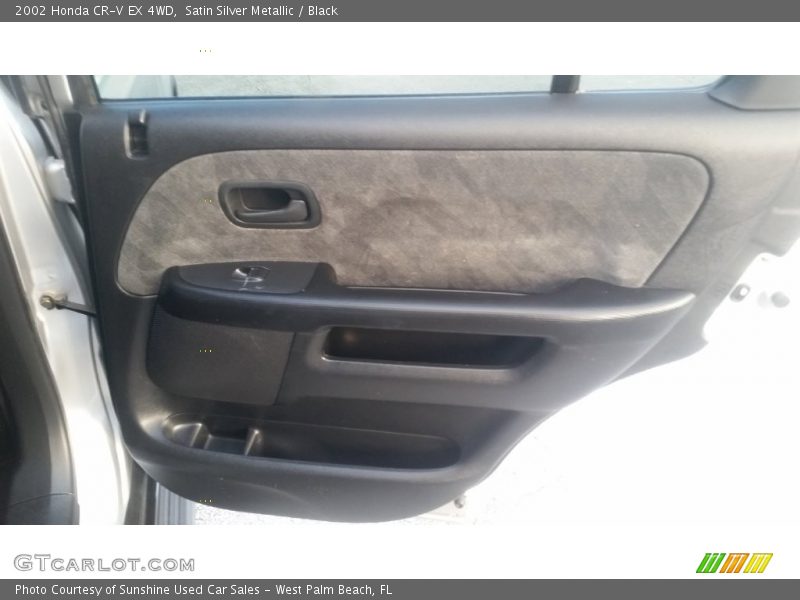 Satin Silver Metallic / Black 2002 Honda CR-V EX 4WD