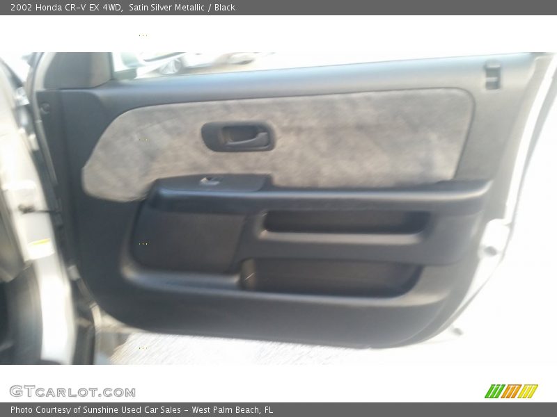 Satin Silver Metallic / Black 2002 Honda CR-V EX 4WD