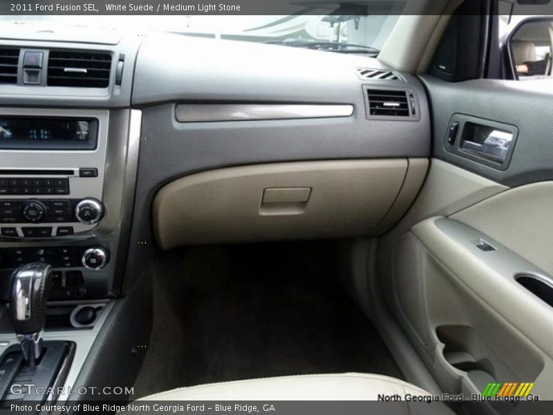 White Suede / Medium Light Stone 2011 Ford Fusion SEL