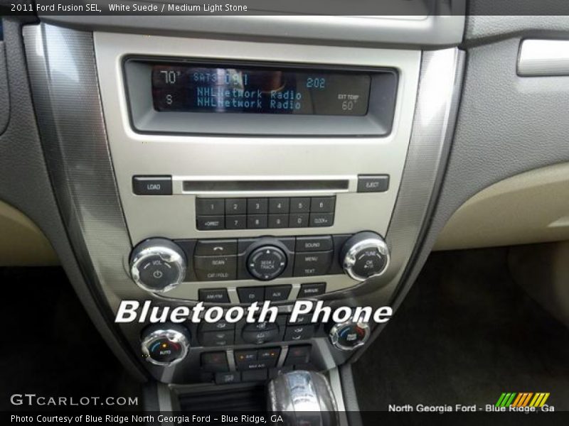 White Suede / Medium Light Stone 2011 Ford Fusion SEL